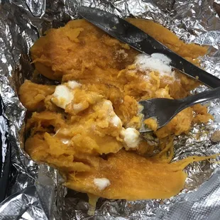 Baked sweet potato