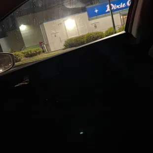 the view from inside of a car