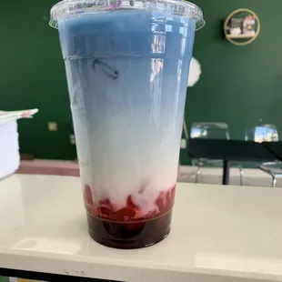 Red white and boom, a limited time drink
