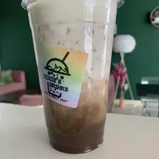 Funnel cake cold brew