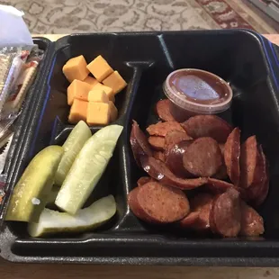 Sausage &amp; Cheese plate