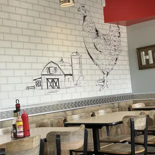 Chicken mural