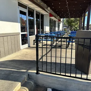 Outdoor seating for fall early evenings late afternoons