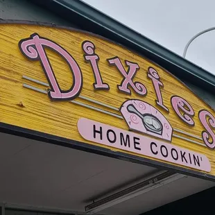  a sign for dixie&apos;s