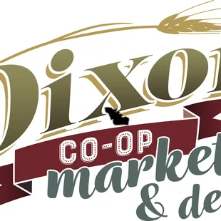 the logo for dixon co - op market &amp; deli
