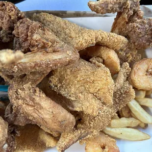 Wings shrimp sole