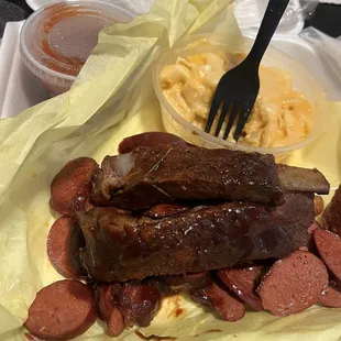 Two-way rib dinner and links for $16.99 Dixon 2 Way Regular Combo