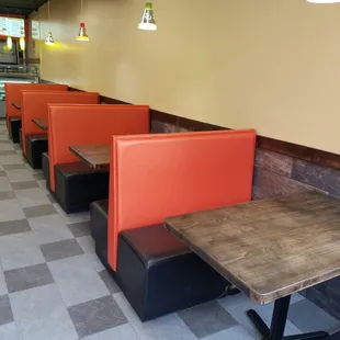 tables and booths