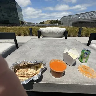 Chicken Tikka Masala with cheese naan