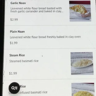 Almost $2 more for saffron rice