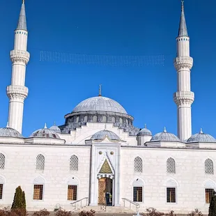Great view of the mosque from the cafe