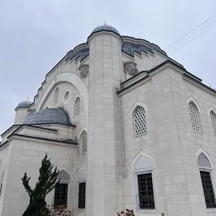 a large white building