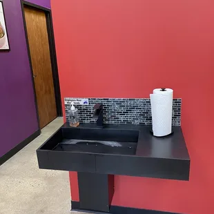 Sink in the lobby