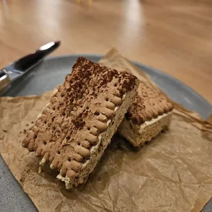 a plate of food on a table