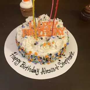 Funfetti birthday cake