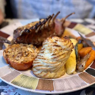 Rack of Lamb Pops Plate