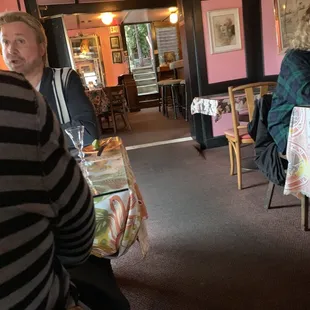 Indoors. Small place