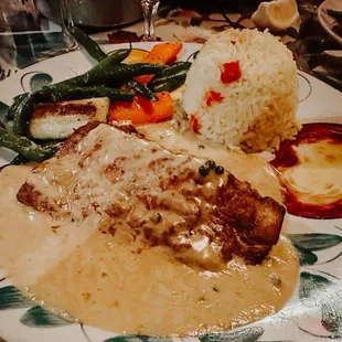 Mahi Dinner Special in a Madagascar Sauce