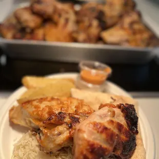 Rotisserie Chicken Plate