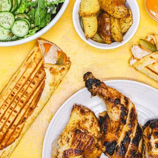 Rotisserie Chicken, Warps &amp; Sides
