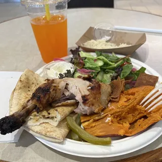 1/4 Chicken (Thigh) Plate