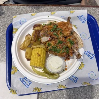 Two Thigh Chicken Plate