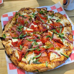 loaded pizza