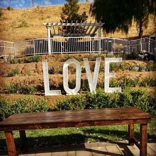 Love marquee sign available for rent