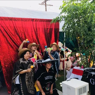 Open air photo booth