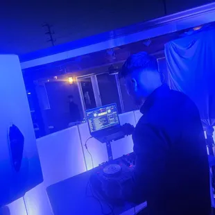 The dj carlos . Due to all the amazing light he brought this was the only way to get a photo thanks