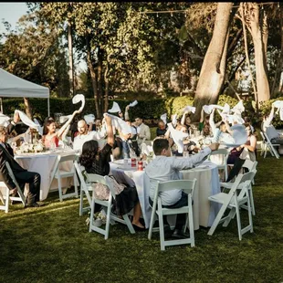 DJ Cee amping up the crowd before our introduction as a couple.