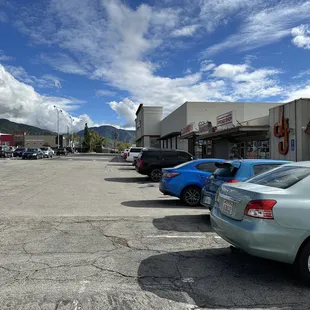 Plenty of parking