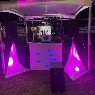DJ setup @louluPalm Farm Estate