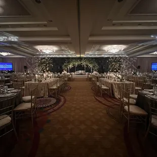 Nikkah / Walima over 450 guests - proved full Sound coverage, wireless microphones and 2 video screens .