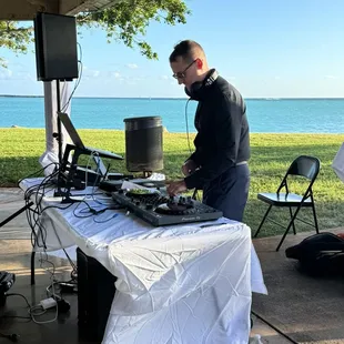 Playing at The Frerk Wedding.