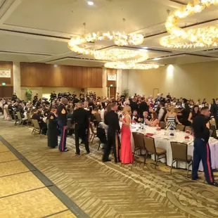 Marine Corps Ball - Arrival