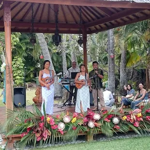 Live Ukulele with DJ Nico providing the sound system.