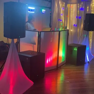 Wedding sound is awsome and set ups are different depending on client and location