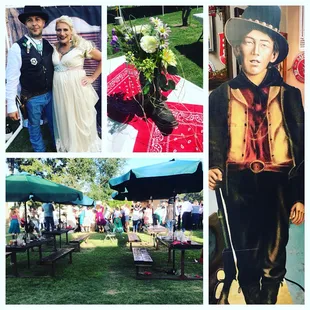 Billy the Kid wedding in Lincoln! Good times!