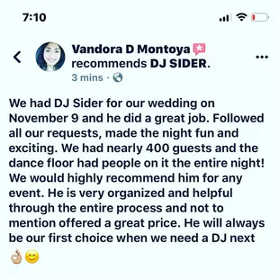 My customers are my number 1 priority!