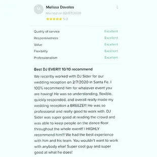 Another great verified 5 star review!