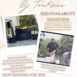 Last weekend available for 2022