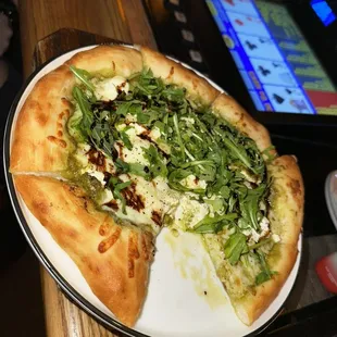 Pesto pizza