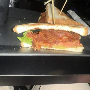 BLT..3 more strips of bacon for dramatic effect please