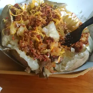 The baked potato here is amazing!