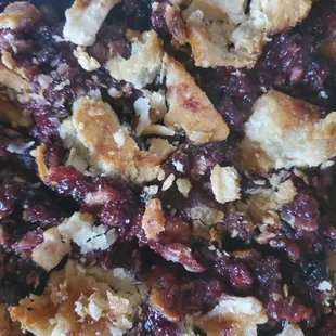 a close up of a dessert
