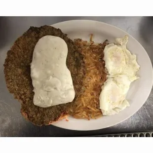 a plate of food on a table
