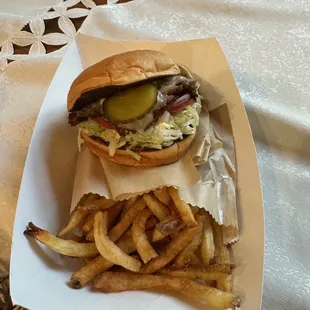 classic burger - single