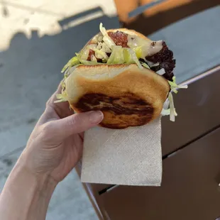 The Best burger look at the toasty bread delicious