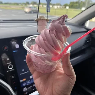 Raspberry dole whip